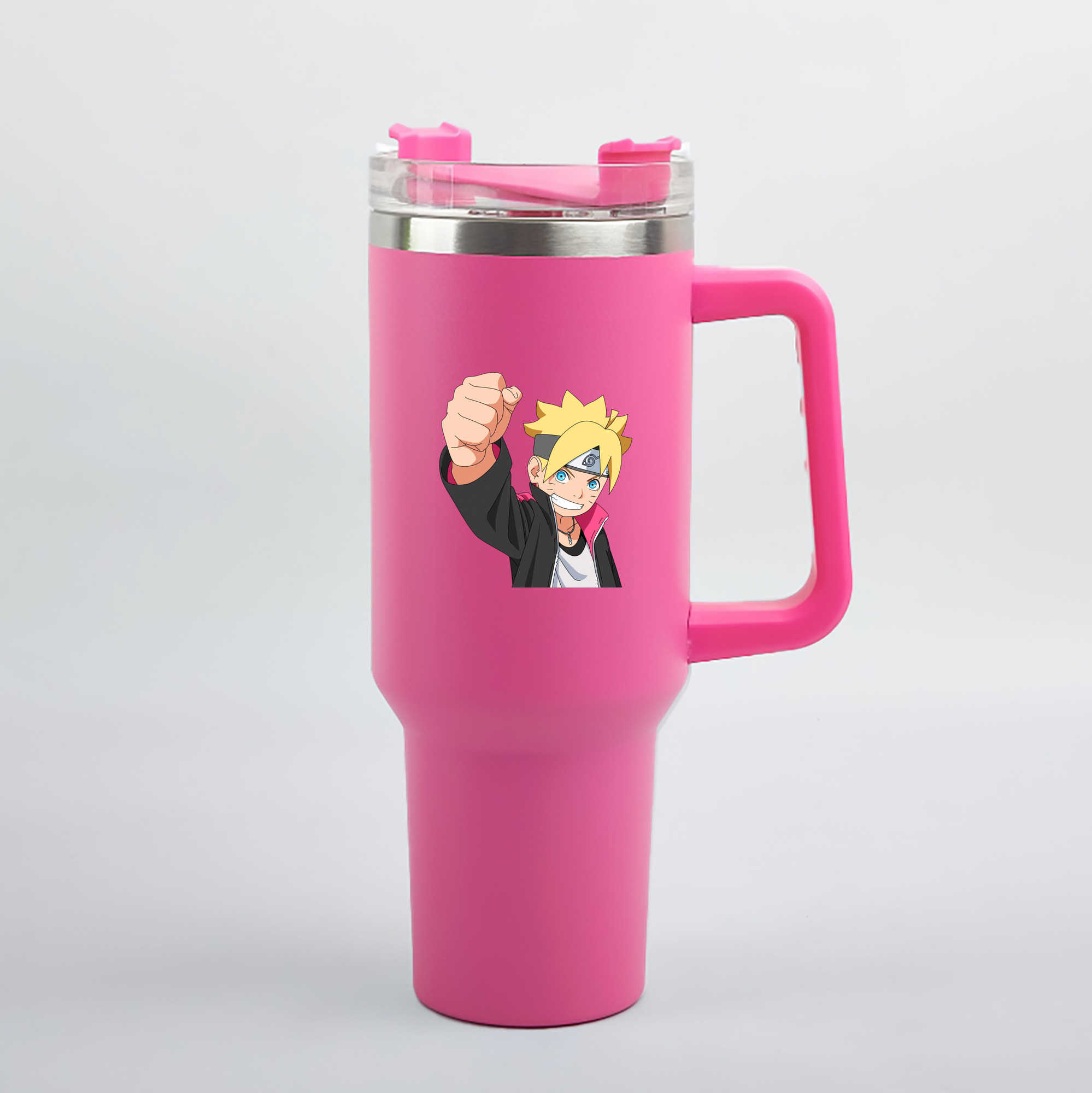 （画像用） NARUTO -ナルト- うずまき ボルト Uzumaki Boruto 1200mL車用タンブラー（カラープリント）